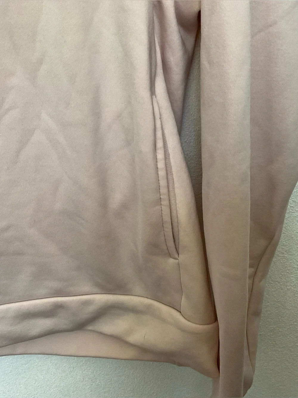 Nike Blush Pink Half Zip Athletic Jacket Size XS Workout Gym Running Layer Girly